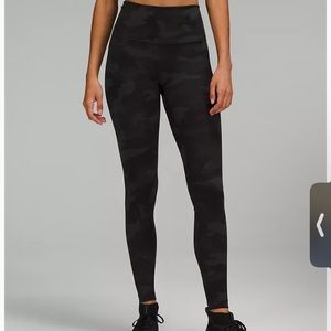 Lululemon black camo size 0!